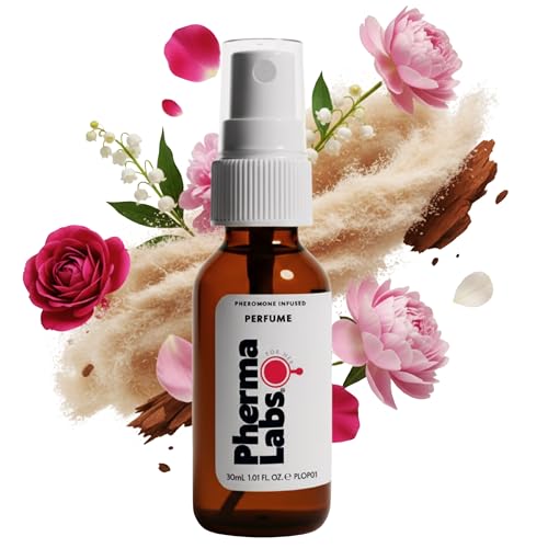 PHERMALABS Pheromone Perfume for Women – Rose Peony Musk Fragrance | Long-Lasting Feminine Scent | Confidence Boosting Perfume Spray | 30 mL Perfume con feromonas para mujer