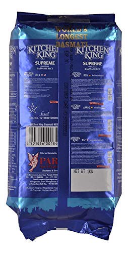 Image of Kitchen King Supreme Basmati Rice, 10 kg