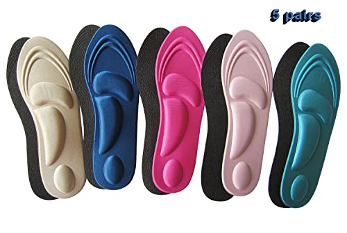 Plantillas de espuma viscoelástica con soporte para arco para mujer miniatura 6