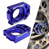 JFG RACING CNC Hinterachsblöcke Kettenversteller für YZ125 YZ250 02-16 YZ250F 02-08 YZ250X 16 YZ250FX 15-16 YZ450F 03-08 WR250F 02-15 WR450F 0F 04-15 WR250R. WR250X 07-16