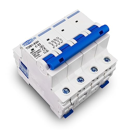 Mini-disjoncteur AC MCB résout la surchauffe de ligne courbe C triphasé 20A - 4