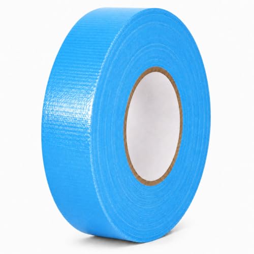 Image of GGR Supplies CDT-36 Sky Blue Cloth Duct Tape, 1.5 Inch x 60 Yards | Industrial Grade; Waterproof and UV Resistant; Clean Removal With No Sticky Residue; Repairs, Packaging, Bundling and Sealing