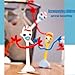 Fork Creativity Set, Plastic Sporks Red Pipe Cleaners Clever Eyes Popsicle Stick