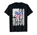 Emergency Department 4th of July Bow Stethoscope USA Flag T-Shirt