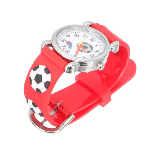 Holibanna Reloj de Dibujos Animados los Miran a Las niñas Reloj Digital Relojes para para Ver Relojes para niñas Accesorio para Mirar Caucho Rojo