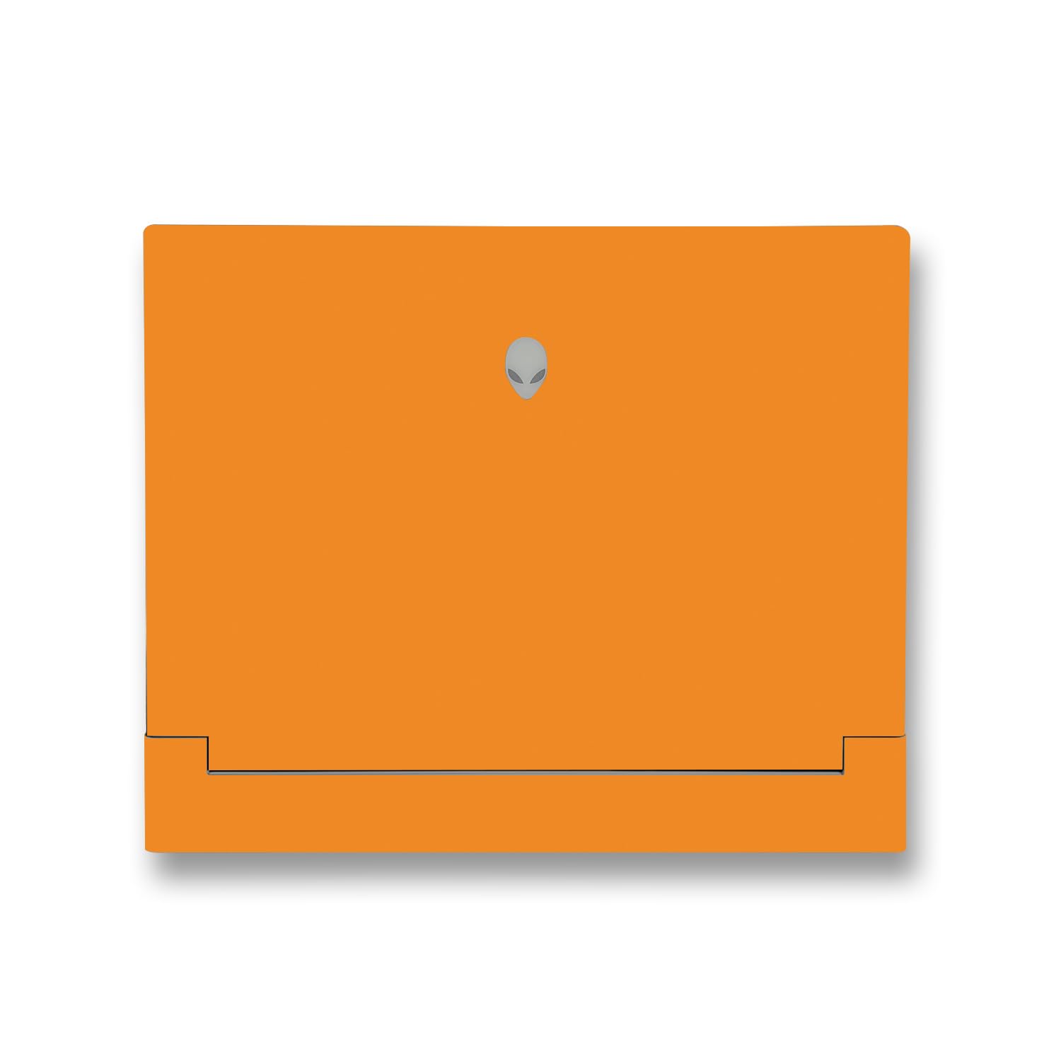 MightySkins Skin Compatible with Alienware X14 R2 (2023) Full Wrap Kit - Solid Orange | Protective, Durable, and Unique Vinyl Decal wrap Cover | Easy to Apply &amp; Change Styles | Made in The USA