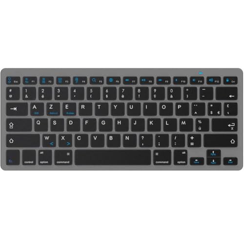 �X�����t�����`AZERTY���C�A�E�g�L�[�{�[�h���^���C�����X�L�[�{�[�hAndroid TV�ƌ݊�������(Gray)