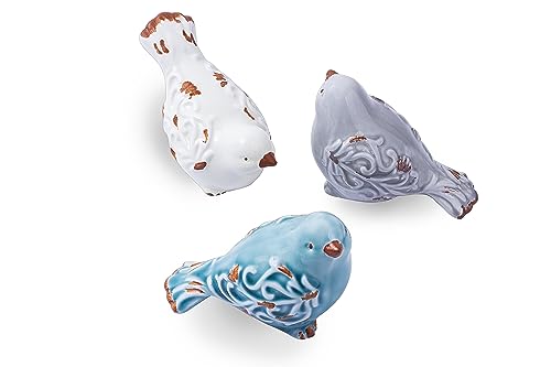Ficiti G350831 Distressed Finish Ceramic Bird Figurine Home Decor thumb #1