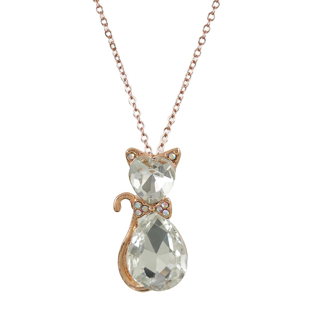 See full amazon price history chart for University Trendz Gold-Plated White Crystal Cat Pendant Necklace University Trendz Gold-Plated White Crystal Cat Pendant Necklace (B0DGD31CYH) Amazon Price History, Amazon Price Tracker