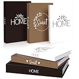 Thyle 3 Pcs Decorative Books Fake Faux Aesthetic Coffee Table Books Decoration for Living Room Bedroom Office Shelf Bookshelf Decor (Classic)