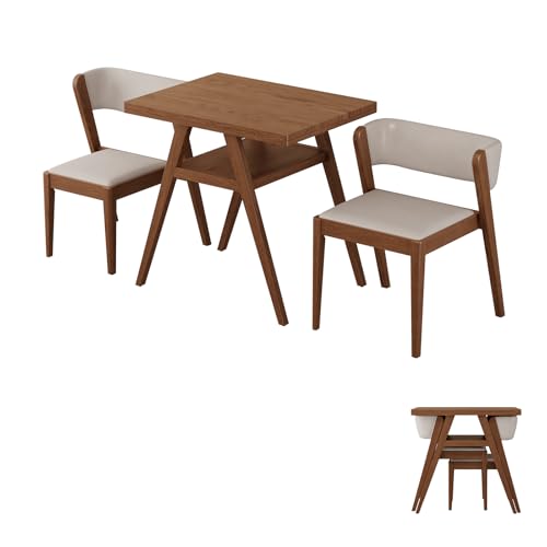 soild wood 3-Piece Bistro dining table set,Bistro...