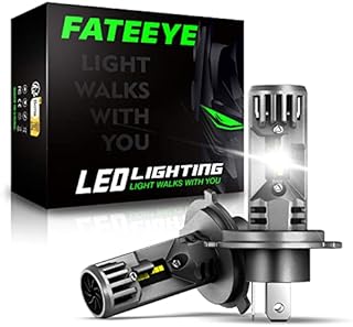 H4 9003 HB2 LED Headlight Bulbs, 20000LM 70W 6500K Super Bright Wireless LED Car Headlight Conversion Kit, Top-Level Chip, Halogen Headlight Replacement, Mini Size Plug and Play LED Fog Light Bulb