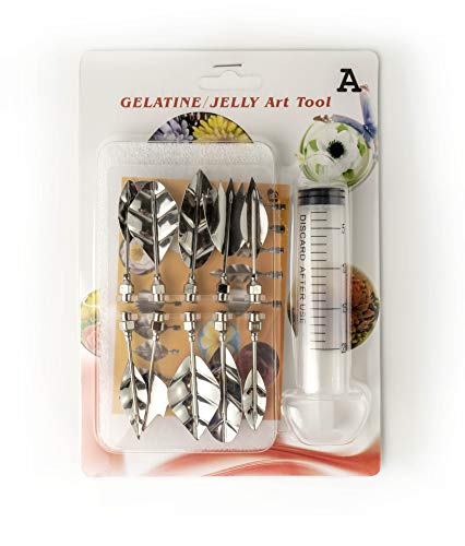 image for JJMG 3D Jelly Cake Needle Tips 5-Set DIY Gelatin Art Flower Needles Ba