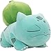 Imagen de Pokémon Peluche Bulbasaur Durmiente Peluche de Primera Calidad de 45 cm en posición Durmiente
