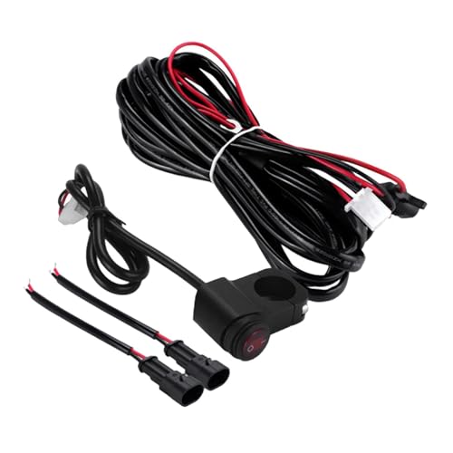 Arnés de cableado para luces de motocicleta ideal para rutas nocturnas de larga distancia