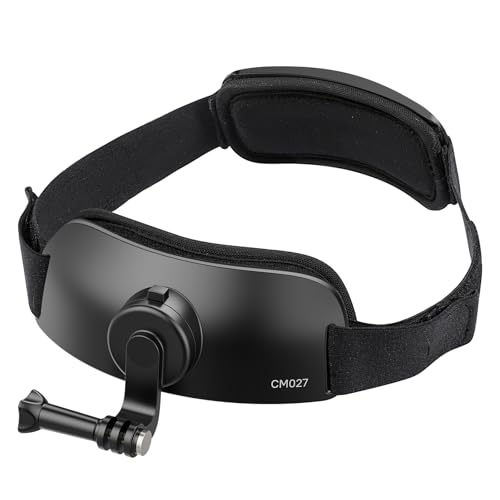 Image of ULANZI CM027 Camera Head Strap Mount Support Vertical Shots for GoPro Hero 13 12 11 10 9 8 7 6 5 4 Session 3+ 3 2 1 Max, DJI Osmo Action, Insta360, Action Cameras Head Mounted