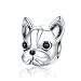 Produktbild ANLW Women Bead Charms Niedshund 925 Sterling Silber für Tierliebhaber, Weihnachtsgeburtstag Geschenk, Nickel-frei