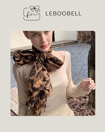 Women's Leopard Print Scarves Lady Lightweight Scarf Soft Sunscreen Shawls Vintage Wrap Shawl2