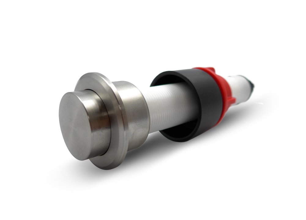 Franke et Edelstahl Rundknopf Ventil mit integriertem Clicker/Ersatzteil/Ventilknopf,133.0391.835