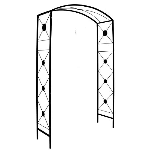 Better Garden Steel Garden Arch, 7'6" High X 4'7" Wide, Garden Arbor For Various Climbing Plant, Outdoor Garden Lawn Backyard #TOP5