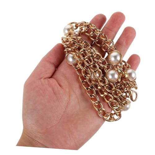 Pearl Waist Chain for Women Adjustable Belly Chain Jewelry for Beach Dress Elegant Design with Pearl Detailing for Young and Casual Occasions3