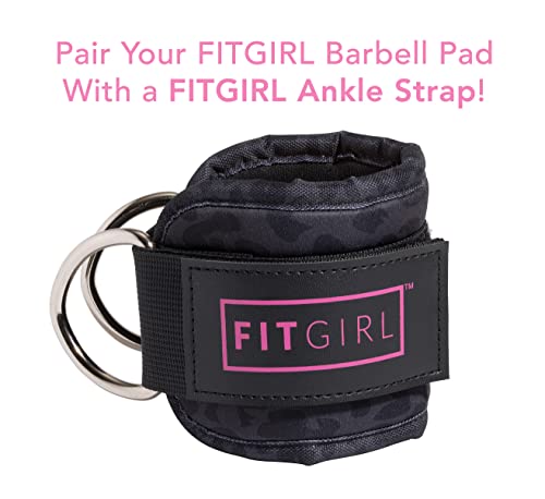 Image of FITGIRL - Squat Pad and Hip Thrust Pad for Leg Day, Barbell Pad Stays in Place Secure, Thick Cushion for Comfortable Squats Lunges Glute Bridges, Olympic Bar and Smith Machine