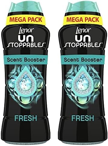 Lenor Unstoppables Fresh 570g In-Wash Scent Booster Beads Adding Long Lasting Fresh Scent (Pack of 2)