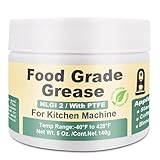 BTAS Lebensmittel-Schmierfett für Kitchen-Standmixer, hygienisches Schmiermittel für Mixer, Kaffeemaschinen, NSF-H1-zertifiziert, 150g