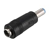 uxcell DC Power Converter 5.5x2.1mm Male to 5.5x2.5mm Female Adapter Barrel Connector