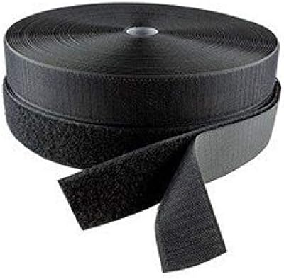 Monoprice Hook & Loop Fastening Tape 5 Yard/Roll, 0.75-Inch - Black
