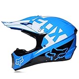 ▼ Casco de motocross de los niños - Diseño aerodinámico Cáscara externa ABS, cáscara interna EPS, correa de la barbilla reforzada con cierre de liberación rápida, extremadamente robusto y resistente al impacto. Forro parcialmente removible y lavable que mantiene el casco limpio, fresco y inodoro.