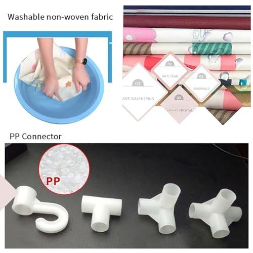 Penderie portable facile à assembler pour petits espaces