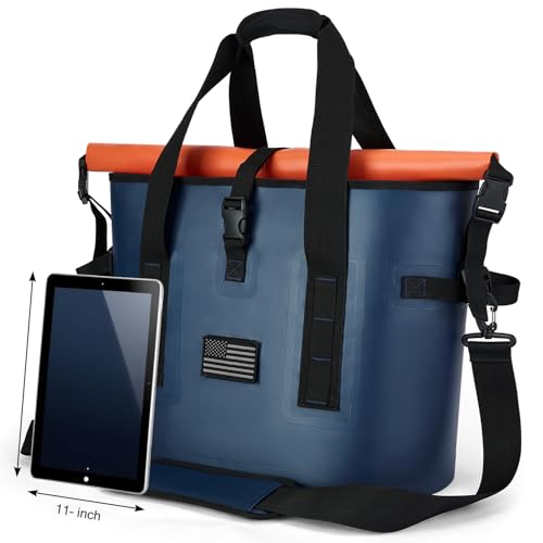 Image of Vogano 40 Can Soft Cooler Bag - Insulated Leak-Proof Large Cooler Bag with Roll-Top Waterproof Seal | Portable Ice Chest for Camping, Beach, Travel, Picnics | 24HR Cold Retention