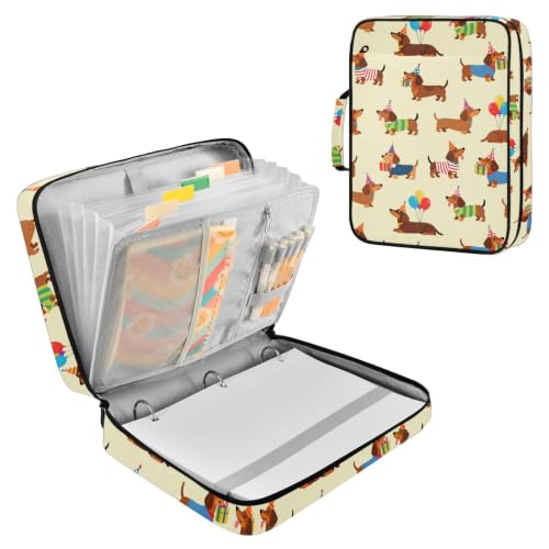 Sac à dos Teckel pour classeur 3 anneaux école et travail quotidien