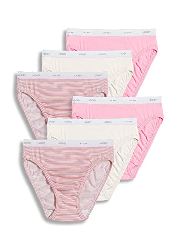Image of Jockey Women's Underwear Plus Size 100% Cotton Classic French Cut - 6 Pack