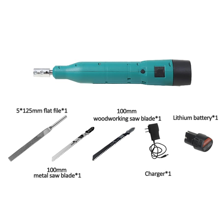 Luminexia Set di Lime ad Ago elettriche,Set di Seghe a File Alternative,Lime e Raspe,Regolazione a 3 velocità,Lime in Acciaio Intercambiabili,per Limare Metallo,Legno,Plastica,Pietra,Vetro