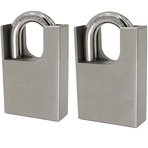 ROLLYWARE™ Indias Heavy Duty German Technology Shrouded Padlock for Safely Home Lock Interior or Exterior Gates, Sheds, Lockers, Bikes, Includes 3 Master Keys (Set of 2). (B09K3XBSWZ) Amazon Price History, Amazon Price Tracker