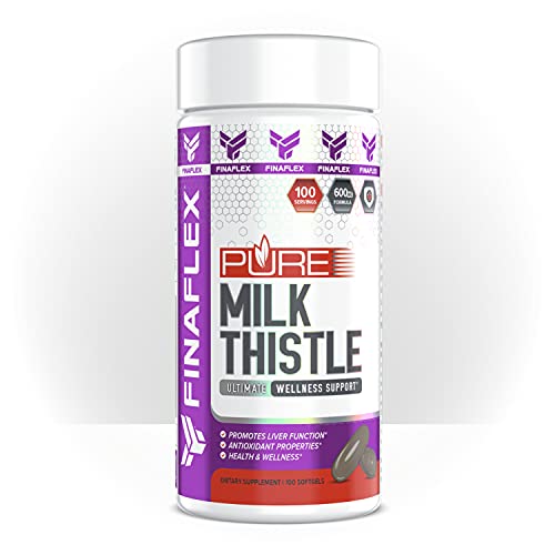 Pure Milk Thistle, Promotes Healthy Liver Function, for Men and Women, Antioxidant, Health and Wellness, 100 Softgels