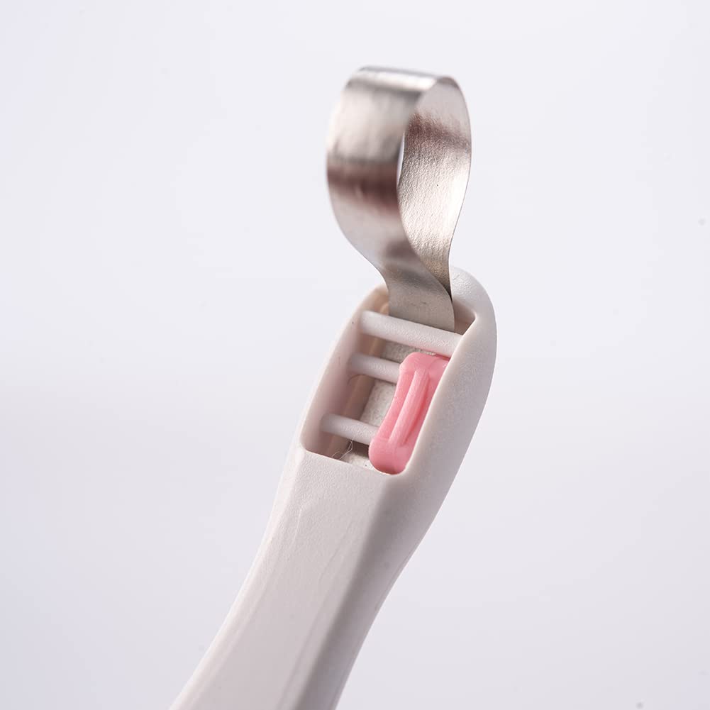 Zahnärztlicher Kreis Matrize-Bänder 50 STCK. Vorgeformt Einstellbares Gebogenes Matrixsystem Matrizenring (Rosa / 4,5MM Kreis)
