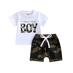 Mamas Boy White & Army Green