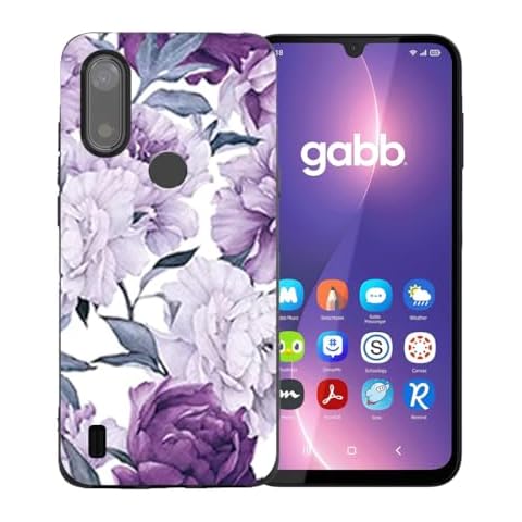 FZZSZS Case for Gabb Phone 4, Soft Slim Thin Black Protective Cover Flexible TPU Protection Bumper Shell Phone Case for Gabb Phone 4 (6.1") - LLM28 Cover