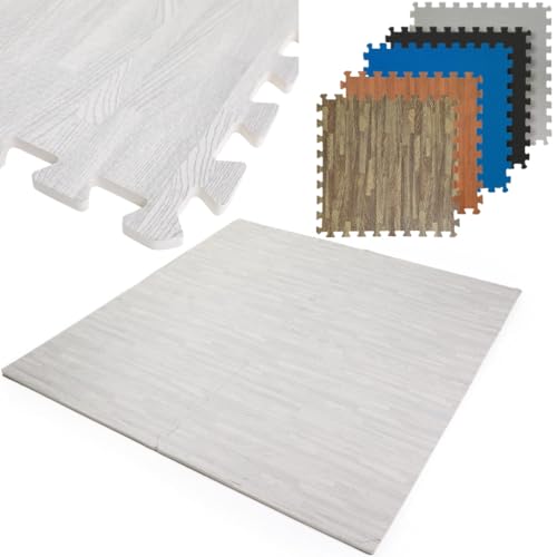 Tapete grande de espuma para gimnasio, tapete de espuma entrelazado, baldosas de etilvinilacetato, antideslizante, suave, para entrenamiento en casa, protector de suelo, protección de la superficie