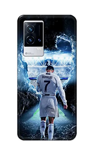 Image of Printed Hard Back Cover Case for Vivo IQOO 9 5G Back Cover (Footbal Legend) -702
