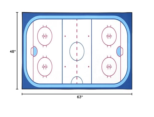 Tapete decorativo Ice Hockey Rink 160x120 cm miniatura 2