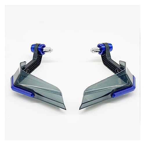 Garde main moto alu bleu 22mm pour Kawasaki Z750 Z1000SX MT07