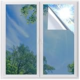 LUTE Daytime Privacy Window Tint - Sun Blocking Anti UV Heat Reflective Mirror...