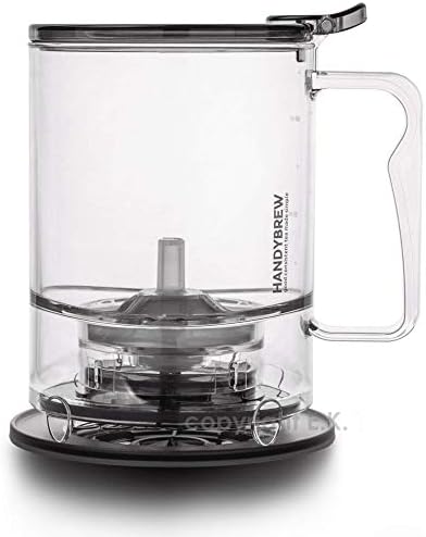NEW HandyBrew Loose Leaf Tea Steeper Tea Brewer Tea Maker Loose Tea Strainer Tea Infuser, Safe BPA-Free Plastic Hassle-Free Ways Make Tea, 17 Fl Oz.