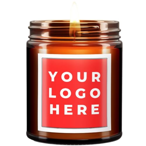 Custom Logo Candle – All-Natural Soy Wax & Premium Essential