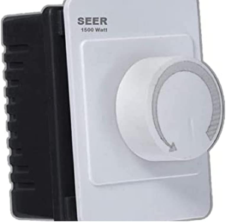 SEER® Cooler Regulator Dimmer Speed Full To Zero Rotaration Air Cooler Regulator 1500 Watt For All Type Cooler Pack 1 (Cooler Dimmer Regulator)