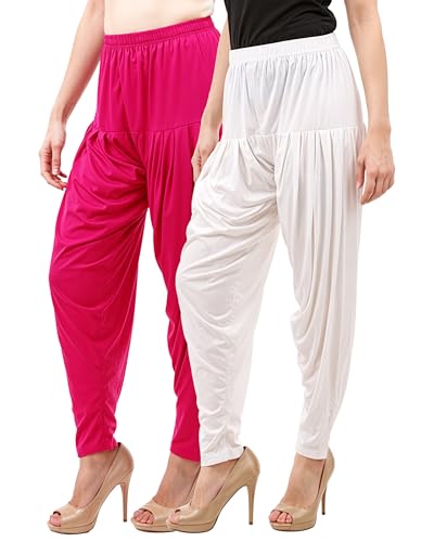 Image of Buy That Trendz Patiala Pant for Women Viscose Relaxed Fit Dhoti Patiyala Salwar Harem Style Bottom Pants